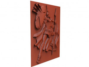 spartan soldier cnc 3D Print Model