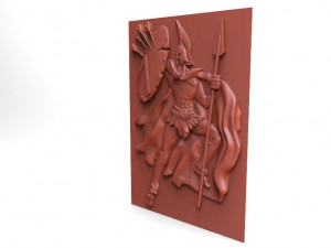 spartan soldier cnc 3D Print Model