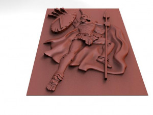 spartan soldier cnc 3D Print Model