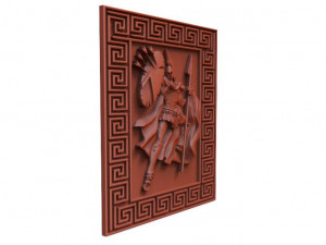 spartan soldier cnc 3D Print Model