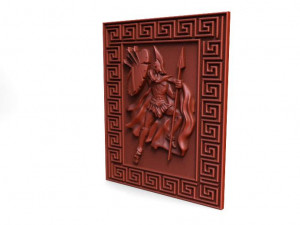 spartan soldier cnc 3D Print Model