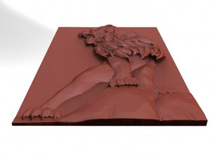 lion cnc 4 3D Принт Модель