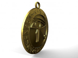 eye of horus pendant Modelo de impresión 3D