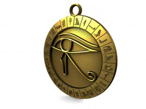 eye of horus pendant 3D Print Model