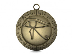 eye of horus pendant Modelo de impresión 3D