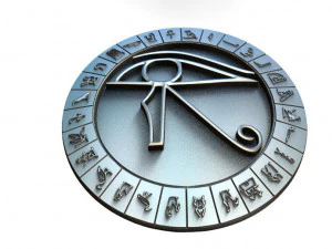 eye of horus pendant 3D Print Model