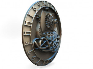 viking ship pendant 3D printmodel