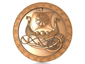 viking ship cnc 3D Print Model