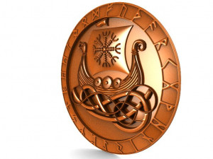 viking ship cnc Modello di stampa 3D