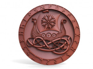 viking ship cnc Modello di stampa 3D