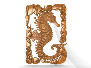 seahorse cnc 3D प्रिंट मॉडल