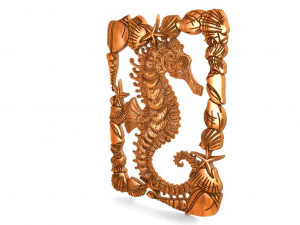 seahorse cnc 3D Print Model