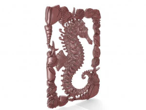 seahorse cnc 3D Print Model