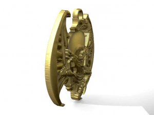dragon skull pendant 3D Print Model