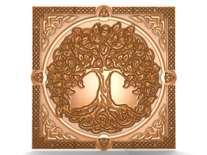 celtic tree of life cnc 3D Print Model