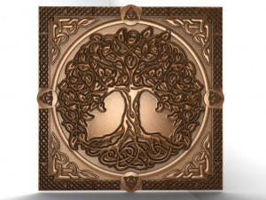 celtic tree of life cnc 3D Print Model