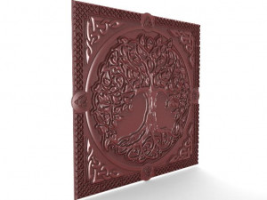 celtic tree of life cnc 3D Print Model