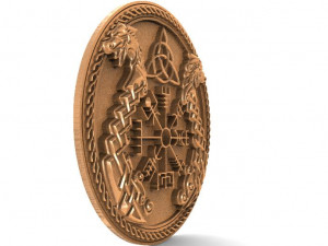viking dragons cnc 3D Print Model