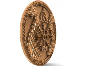 viking dragons cnc 3D Print Model