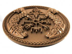 viking dragons cnc 3D Print Model