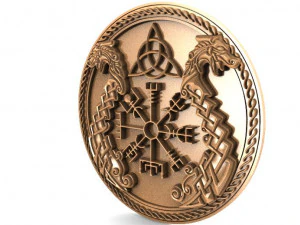 viking dragons cnc 3D Print Model