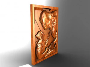 wolverine vs hulk cnc 3D Print Model
