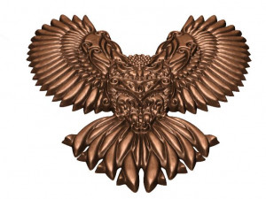 owl cnc 4 3D Druckmodell
