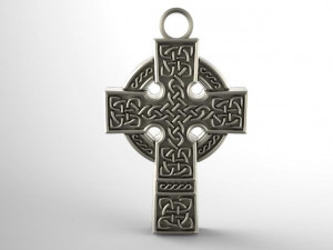 celtic cross pendant 4 3D प्रिंट मॉडल