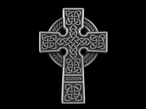 celtic cross pendant 4 3D Print Model