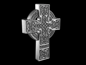 celtic cross pendant 4 3D Print Model