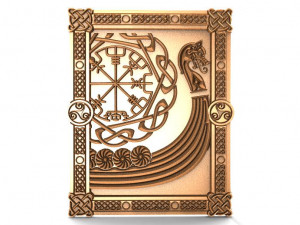 viking ship 2 cnc 3D Print Model