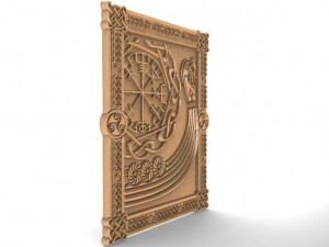 viking ship 2 cnc 3D Print Model