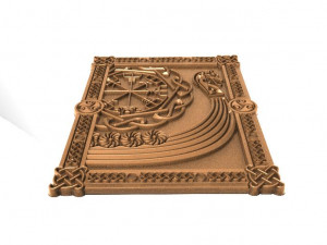 viking ship 2 cnc 3D Print Model