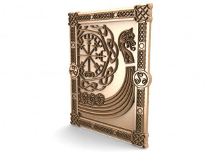 viking ship 2 cnc 3D Print Model