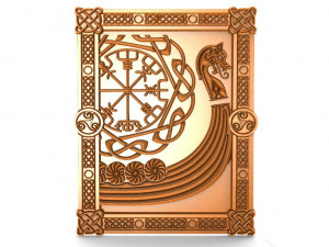viking ship 2 cnc 3D Print Model