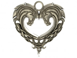 celtic horse pendant 2 3D Baskı Modeli
