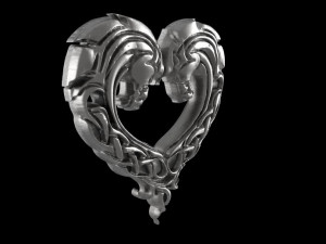 celtic horse pendant 2 3D Baskı Modeli