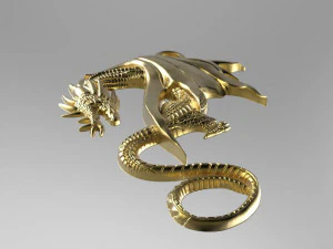 dragon pendant 3D Print Model