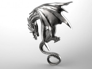 dragon pendant Modello di stampa 3D
