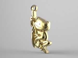 frog pendant 3D Print Model