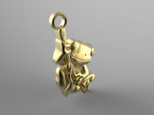 frog pendant 3D Принт Модель