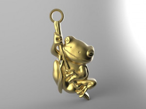 frog pendant 3D Принт Модель
