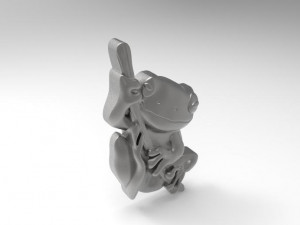frog pendant 3D Принт Модель