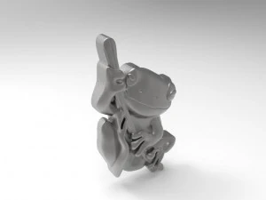 frog pendant 3D Print Model