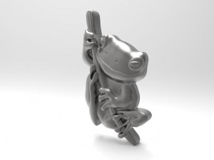 frog pendant 3D Принт Модель