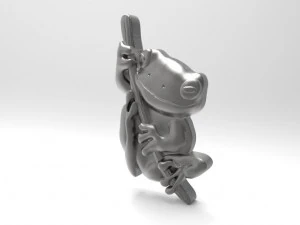 frog pendant 3D Print Model