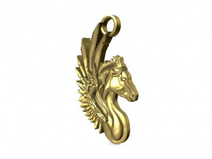 pegasus pendant 3Dプリントモデル
