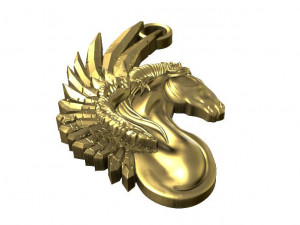 pegasus pendant 3Dプリントモデル
