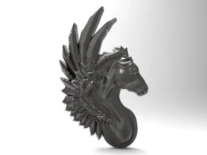wisiorek z pegazem Model do druku 3D