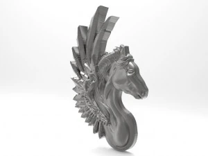 wisiorek z pegazem Model do druku 3D